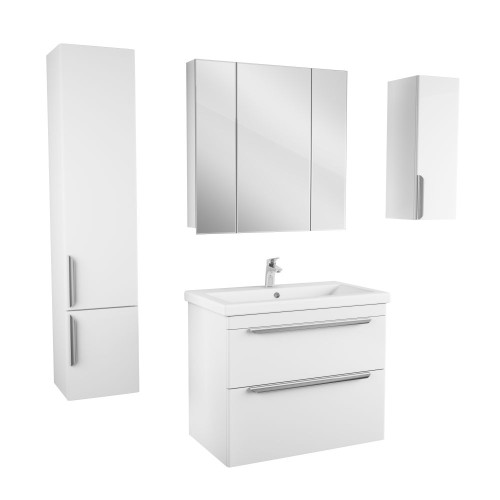 Тумба OWL 1975 Vind stor 80, белый лак