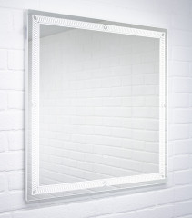 Зеркало Паликир 700х700 с подсветкой Домино