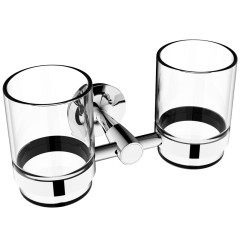 Стакан для зубных щеток Rush Balearic BA39320 двойной