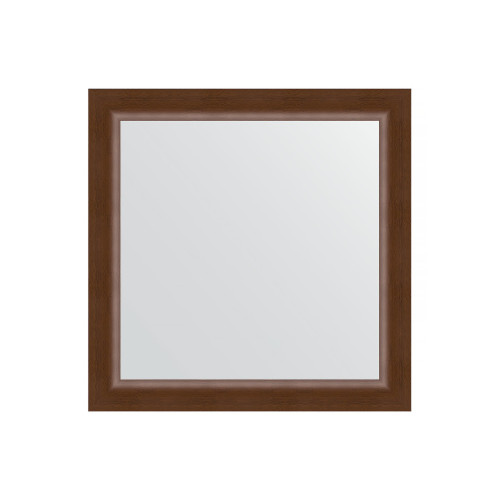 Зеркало настенное EVOFORM в багетной раме орех, 66х66 см, BY 0784