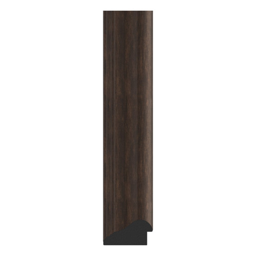 Зеркало настенное с фацетом EVOFORM в багетной раме палисандр, 61х151 см, BY 1184