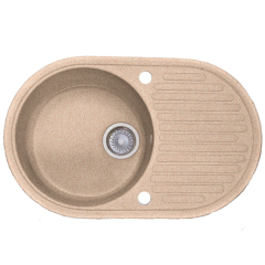 Кухонная мойка Formastone Fosto  КМ 74-46, овальная с крылом,страда