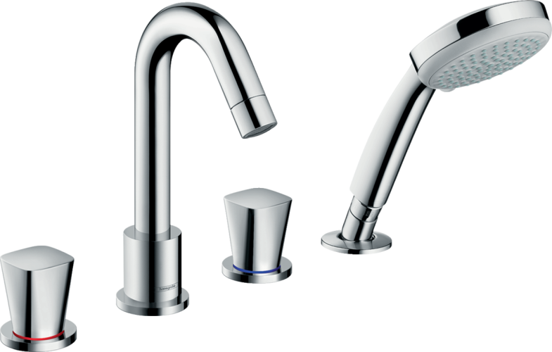 Hansgrohe 71314000 Logis Смеситель на край ванны, на 4 отверстия