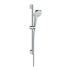 Душевой набор Hansgrohe Croma Select E Multi EcoSmart 9 л/мин, штанга 65 см, белый/хром (26581400)