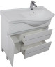 Тумба с раковиной Aquanet Доминика 90 R белый