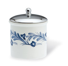 Stil Haus Nemi, настольный керамический контейнер, цвет хром - керамика декорированная