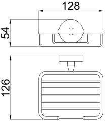 Мыльница для ванной Allen Brau Priority 6.31004-BN