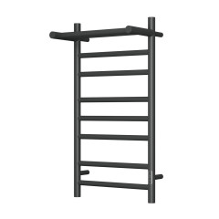 Полотенцесушитель электрический с полочкой (лесенка) Bauedge Stil Shelf DB-0022, 40x80 см
