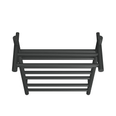 Полотенцесушитель электрический с полочкой (лесенка) Bauedge Stil Shelf DB-0022, 40x80 см