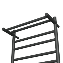 Полотенцесушитель электрический с полочкой (лесенка) Bauedge Stil Shelf DB-0022, 40x80 см