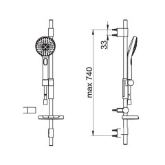 Душевой набор ORAS Hydractiva (423)