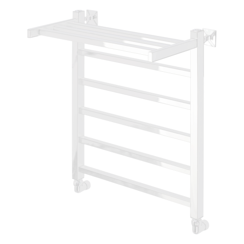 Полотенцесушитель водяной Comfysan Marte-K W-5 60/50 с полкой, белый