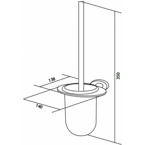 Ершик для унитаза AM PM Awe A1533300