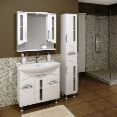 Шкаф пенал Runo Толедо 30