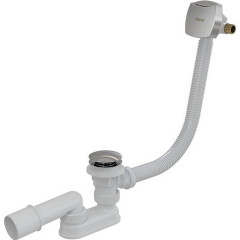 Слив-перелив Ravak для ванны, click-clack, с наливом, хром (X01505)