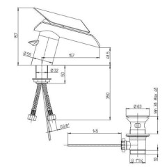 Смеситель Paini Morgana 73CR306LZ