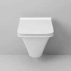 Унитаз Grossman GR-4413S (510*355*370) подвесной БЕЗОБОДКОВЫЙ с тонкой крышкой