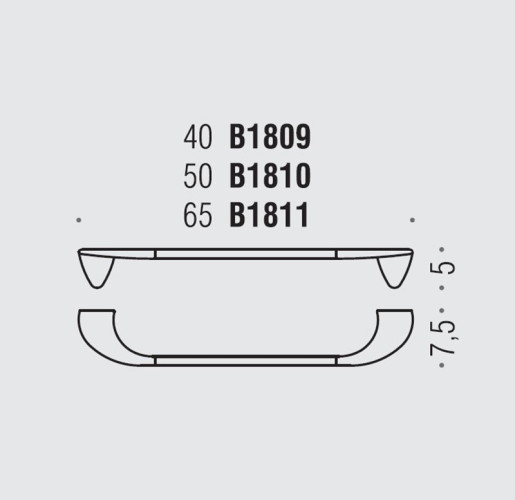 Полотенцедержатель Colombo Design Khala В1809.000