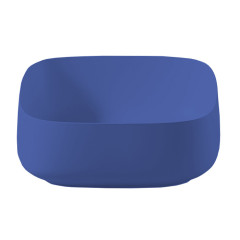 Раковина Artceram Cognac Quadro 460*410*155 отверстия для смесителя-отсутствуют Blue sapphire