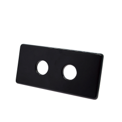 Двойная маскирующая розетка Schlosser 150/70 L50 Ral 9005