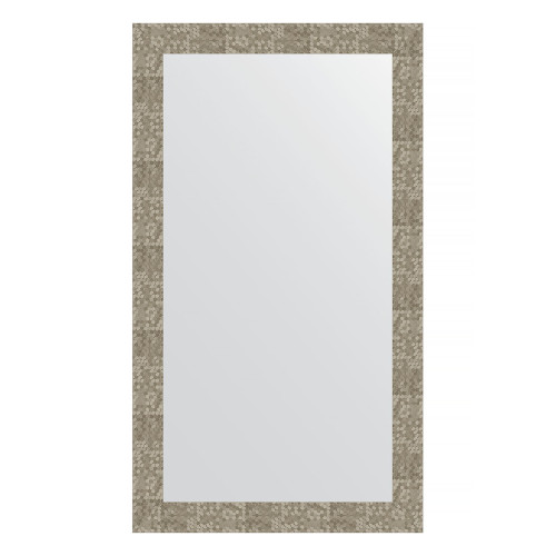 Зеркало настенное EVOFORM в багетной раме соты титан, 66х116 см, BY 3212