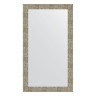 Зеркало настенное EVOFORM в багетной раме соты титан, 66х116 см, BY 3212