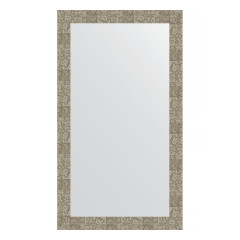 Зеркало настенное EVOFORM в багетной раме соты титан, 66х116 см, BY 3212