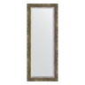 Зеркало настенное с фацетом EVOFORM в багетной раме старое дерево с плетением, 53х133 см, BY 3512