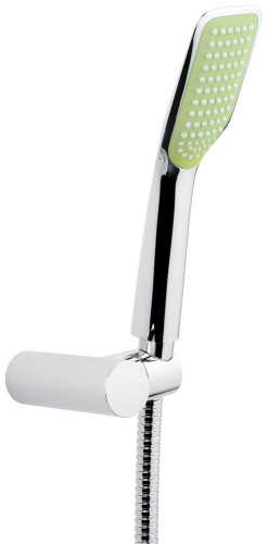 Emmevi, ручной душ 138: лейка, шланг, крепеж, цвет хром