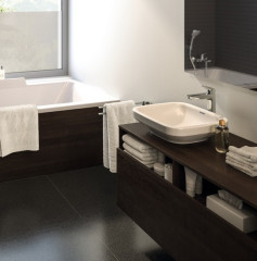 Смеситель для раковины Hansgrohe Logis 100, однорычажный, с донным клапаном, хром (71100000)