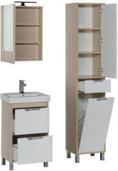 Мебель для ванной Aquanet Гретта 50 светлый дуб