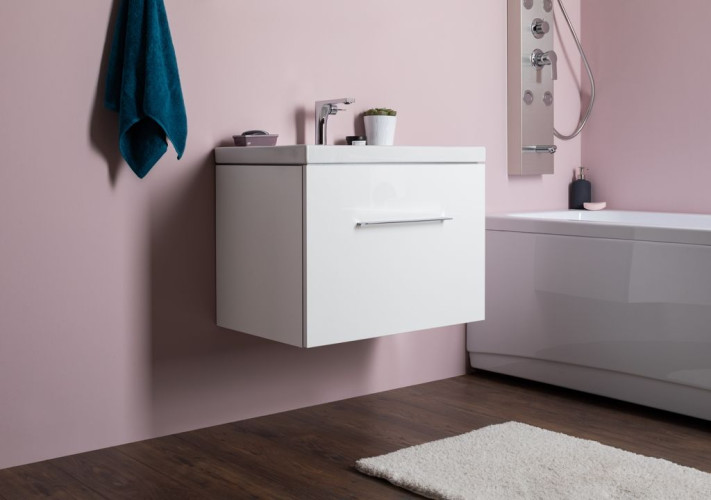 Тумба с раковиной Aquanet Порто 70 белый