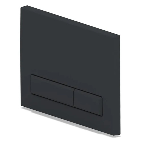 Кнопка смыва Ани Пласт 22х3х15 для инсталляции, ABS пластик, цвет Черный (WP1430)