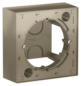 Коробка для наружного монтажа, ШАМПАНЬ Schneider Electric ATLASDESIGN ATN000500