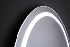 Xpertials IRIS, круглое зеркало 60 см с LED подсветкой: датчик вкл/выкл подсветки с диммером