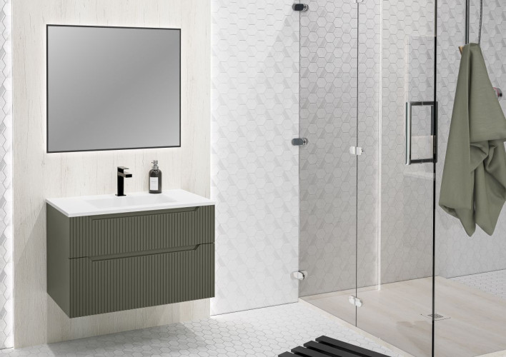 Комплект мебели IBX FORTUNA, 800 мм, цвет терра матовый лак