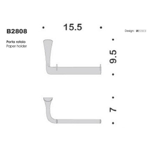 Держатель туалетной бумаги Colombo Design Land B2808.000