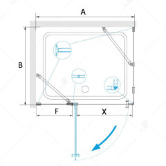 Душевой уголок RGW HO-044 арт. 350604490-11