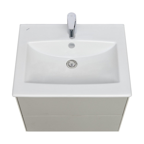 Тумба под раковину AQUATON Сохо 60 подвесная, Слэйт\Галька серая (1A258001AJ9A0)