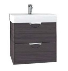 Тумба под раковину AQUATON СИЛЬВА 60 напольная, Дуб Макиато (1A211801SIW50)
