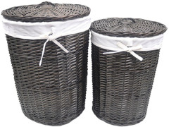 Корзина для белья WasserKRAFT Elbе 38x38x50 WB-740-M с крышкой