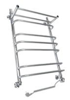 Полотенцесушитель электрический Двин FQ Electro форма лесенка 100х50 ТЭН справа цвет Хром (4627199316734)