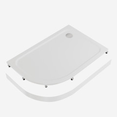 Душевой поддон акриловый Creto Roma 1200х800 левый 8-1007