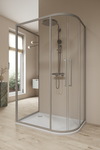 Душевой поддон акриловый Creto Roma 1200х800 левый 8-1007