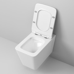 Унитаз Grossman GR-4414S (600*355*410) подвесной БЕЗОБОДКОВЫЙ с тонкой крышкой