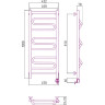 Электрический полотенцесушитель Сунержа Элегия 1000х400