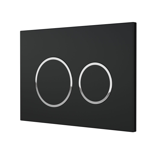 Кнопка смыва OWL1975 Titan Black Matt для инсталляции Hasvik (Хасвик), ABS пластик