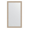 Зеркало настенное EVOFORM в багетной раме белёный дуб, 64х114 см, BY 1086