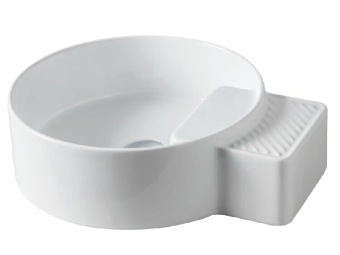 Раковина Artceram Cartesio 440*360*125 отверстия для смесителя-отсутствуют Pink