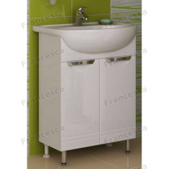 Тумба для комплекта Francesca Доминго 50 белый (2 дв)